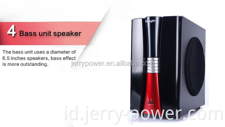 Multimedia Kualitas Tinggi Suara Home Theater Woofer 2.1 Speaker